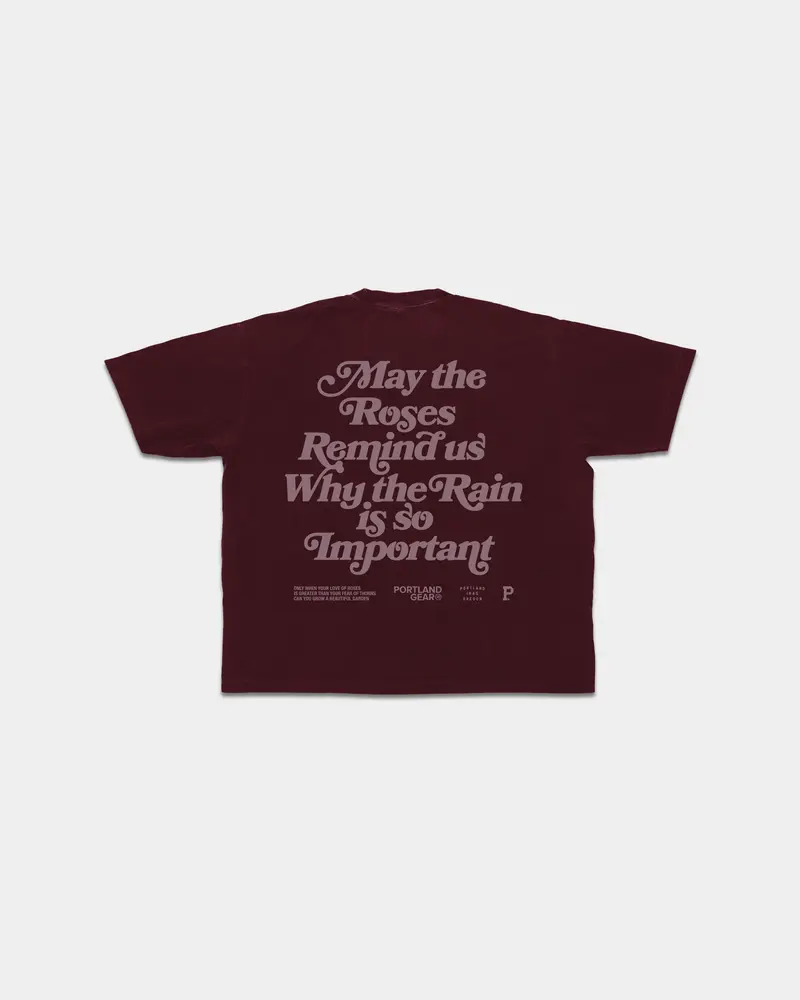 Women's All-American Slogan Tee - Port