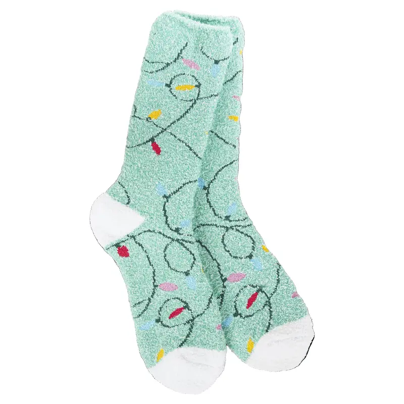 World's Softest Cozy Crew Sock Holiday Lights