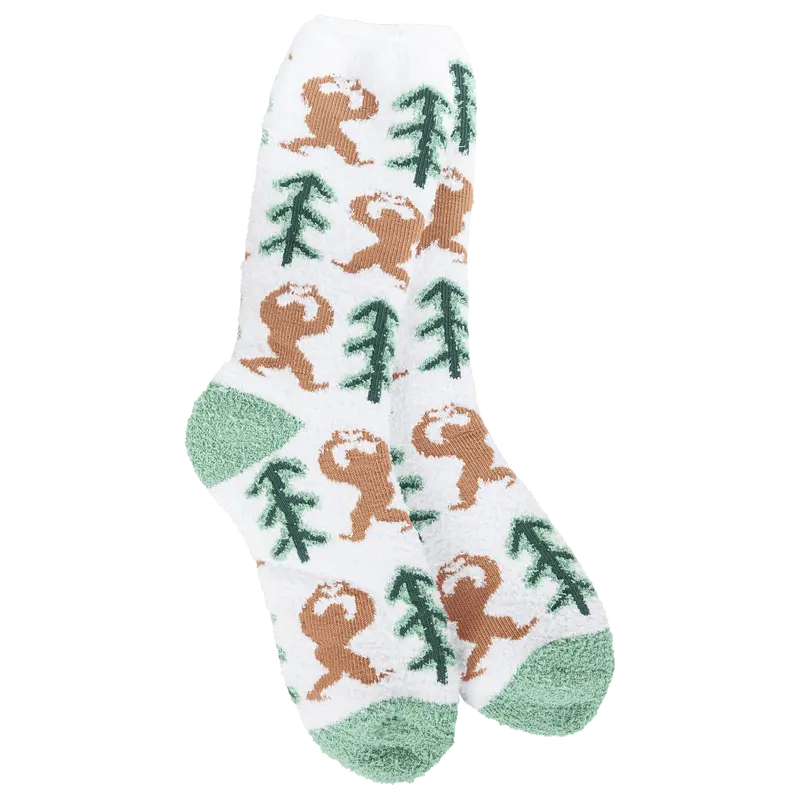 World's Softest Cozy Sasquatch Crew Sock