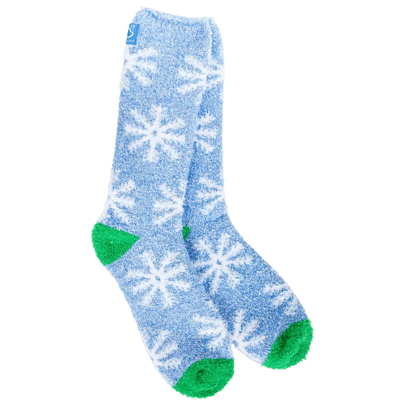 World's Softest Cozy Snowfall Crew Sock