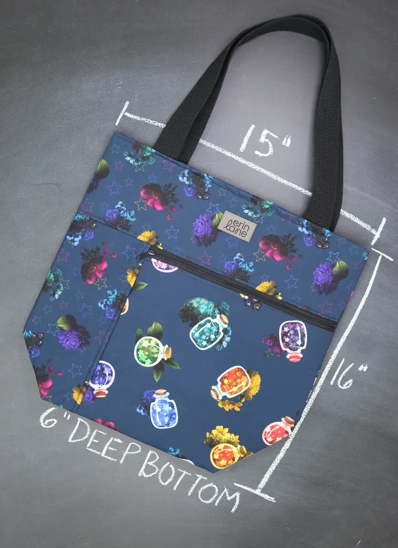 Worth Doing Library Style Tote Bag in Catch a Falling Star