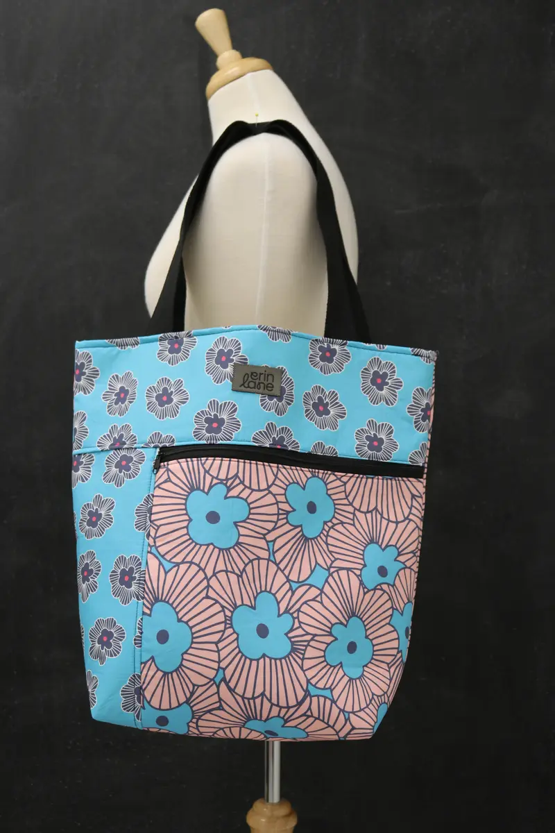 Worth Doing Library Style Tote Bag in High Dive