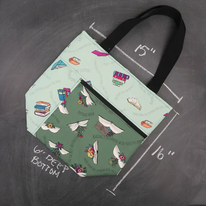 Worth Doing Library Style Tote in A Different Yarn