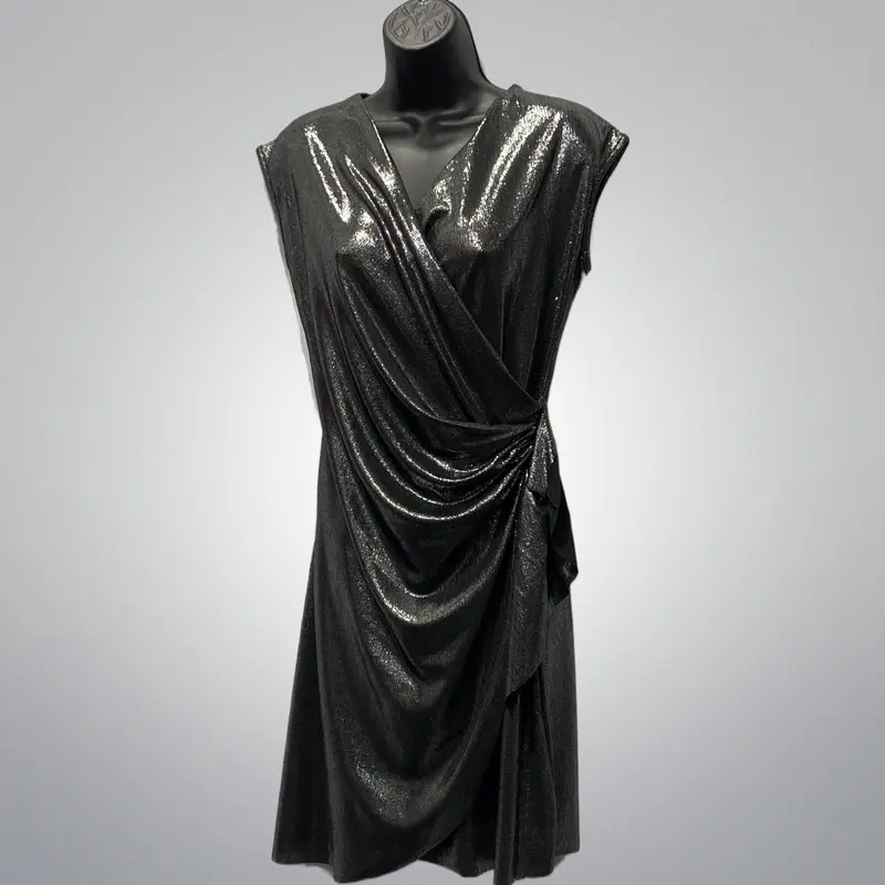 Wrap Dress With Side Sash
