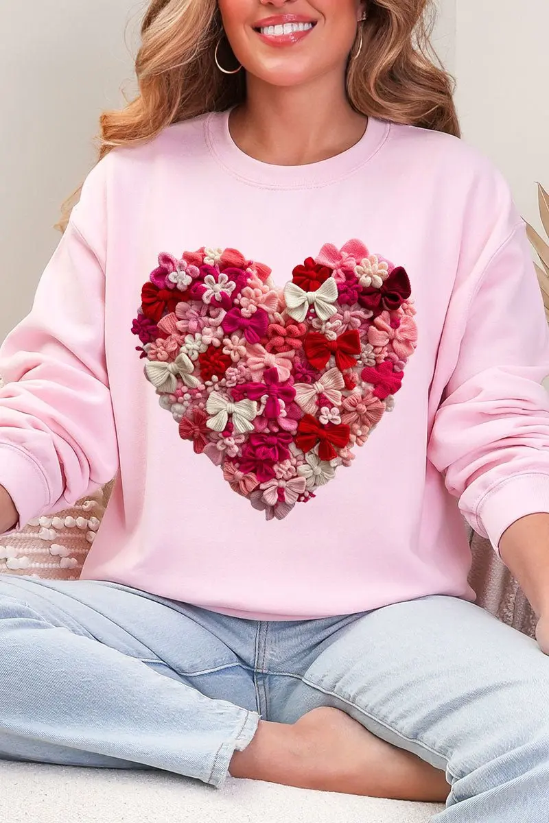 Wrapped With Love Heavy Blend Crew Sweatshirt