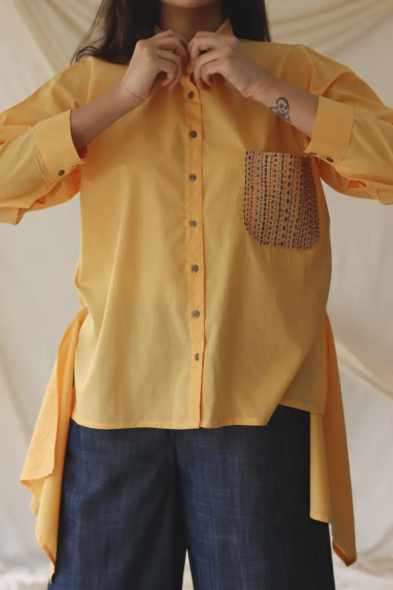Yellow Full Sleeve Shirt