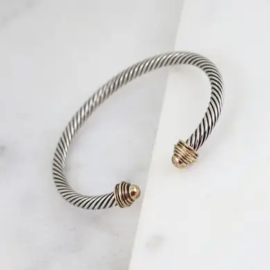 Yorkshire Cable Bracelet Silver