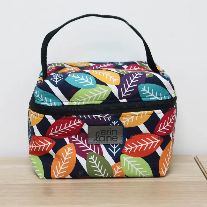Zip Your Lid Train Case in Birchwood Blitz