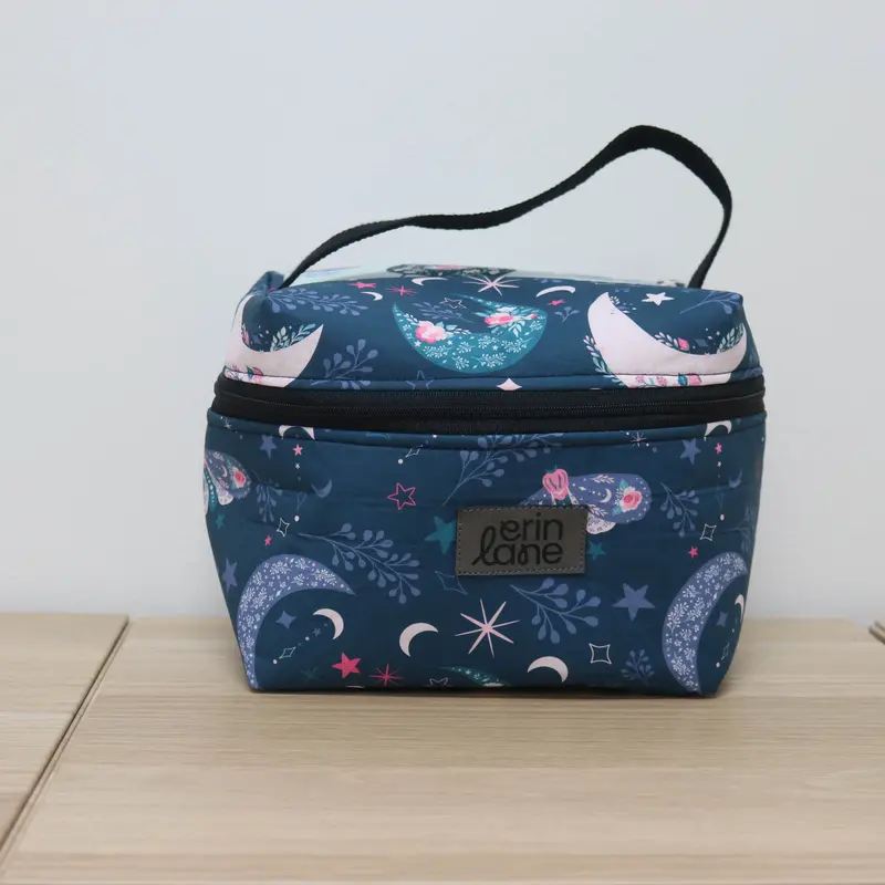 Zip Your Lid Train Case in Crescent Sonata