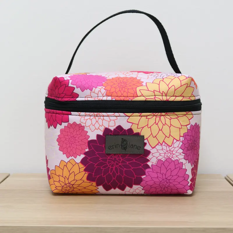 Zip Your Lid Train Case in Daylight Dahlia