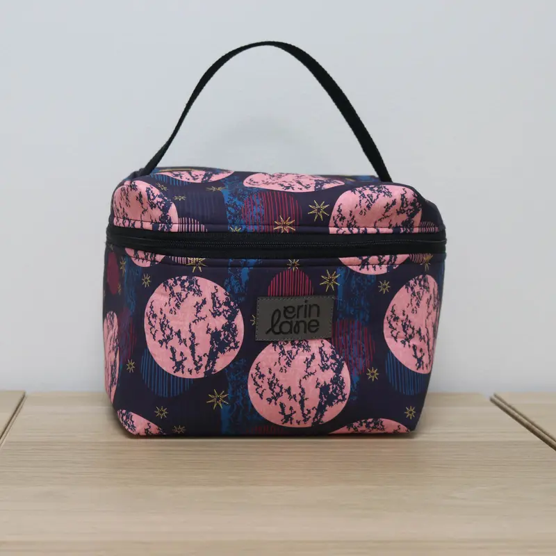 Zip Your Lid Train Case in Moon Shadow Rosé