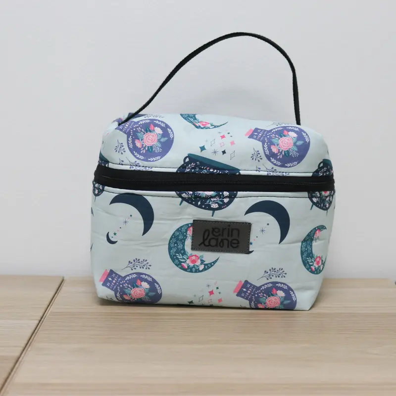 Zip Your Lid Train Case in Moonlit Enchantment