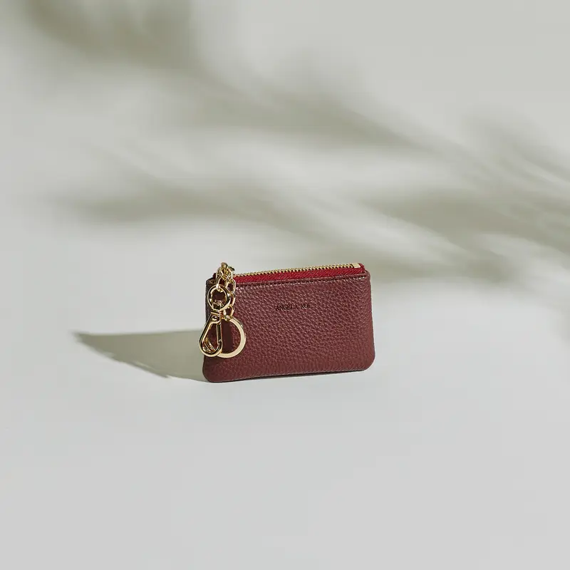 Zuri Card Pouch - Bordeaux
