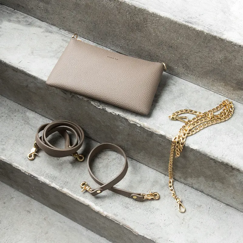 Zuri Multifunction Pouch - Light Mud Gray